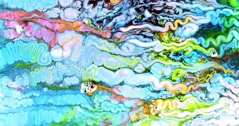 Abstract fluid animation with marble pattern Stock Footage 341922467
