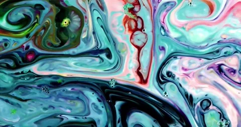 Abstract fluid animation with marble pattern Stock Footage 341922606