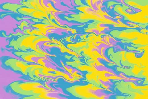 Abstract fluid art background. Digital art Stock Illustration