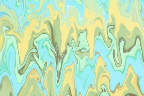 Abstract fluid art background. Digital art Stock Illustration