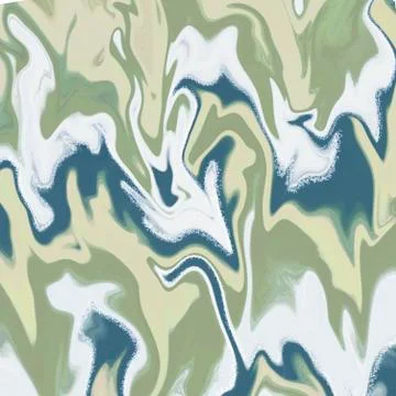 Abstract fluid art background. Digital art Stock Illustration