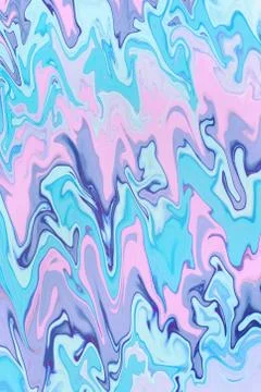 Abstract fluid art background. Digital art Stock Illustration