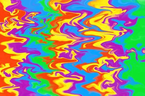Abstract fluid art background. Digital art Stock Illustration