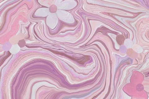 Abstract fluid art background. Digital art Stock Illustration