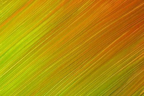 Abstract fluid art background orange and green colors. Acrylic painting Stock Photos