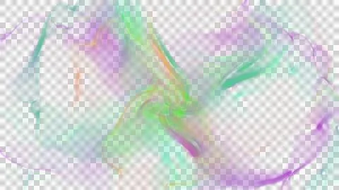 Abstract fluid art background with vibrant swirling colors. Psychedelic paint Stock Illustration