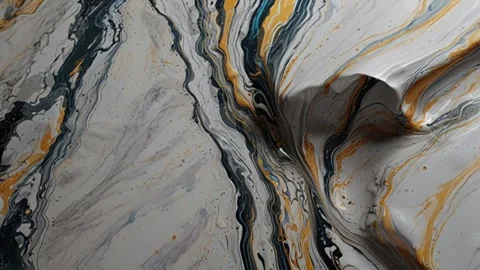 Abstract fluid art with marble texture 스톡 동영상 310886905