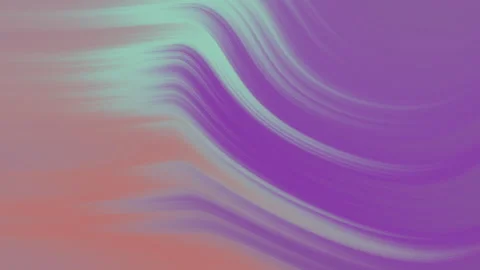 Abstract Fluid Art with Vibrant Gradient Waves in Motion Stock Footage 315960053