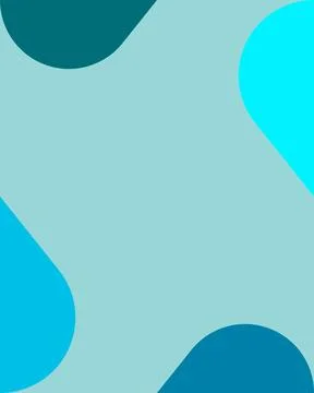 Abstract fluid background with blue organic shapes, Modern minimalist liquid  Stock Illustration