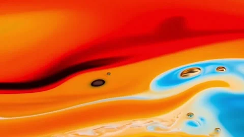 Abstract fluid background with duotone colors Stock Footage 280725596