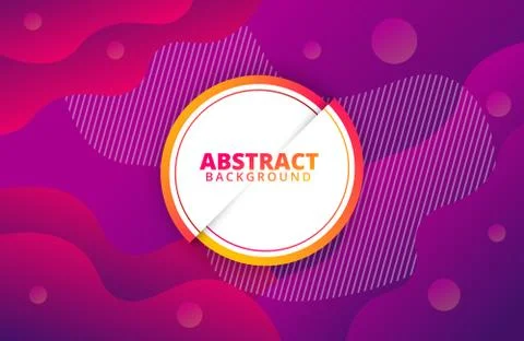 Abstract fluid background. Dynamic shapes composition. Stock Illustration