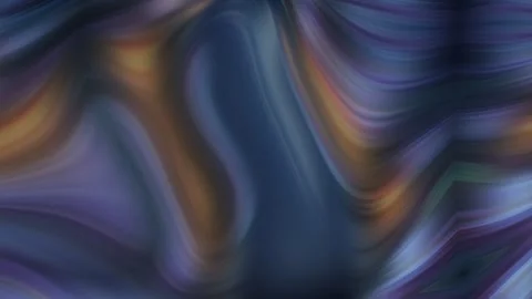 Abstract fluid background with flowing waves of blue and orange Stockbeeldmateriaal 336009978