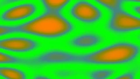 Abstract fluid background pattern with vibrant green and orange motion graphi Stock Footage 341059807