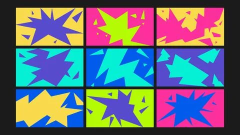 Abstract fluid background Set Illustrazione stock