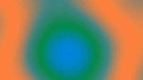 Abstract fluid background with smooth gradient transitions of orange, teal,.. Stock Footage 341057915