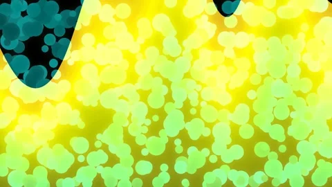 Abstract fluid background: vibrant blue and green organic liquid flow pattern Stock Footage 339774506