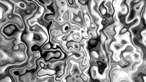 Abstract fluid black and white liquid water surface flow background. abstra.. Stock Footage 296623935