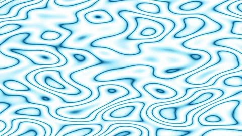 Abstract fluid blue wave patterns on seamless background Stock Illustration