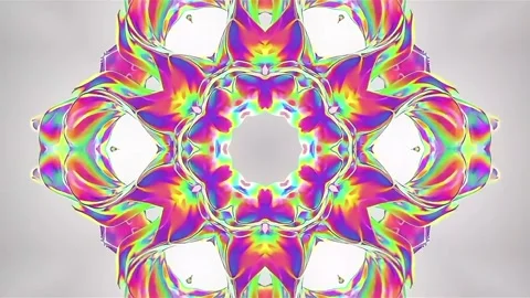 Abstract fluid Circle Loop - Minimalist Visuals Stock Footage 284819545