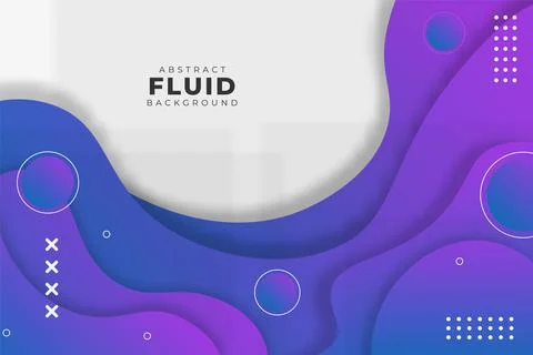 Abstract Fluid Clean White and Purple Background with Overlapped Layers Stock Illustration