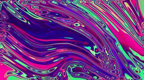 Abstract fluid colors in liquid Stock Illustration