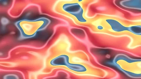 Abstract Fluid Colors Moving Through Bright Warm Scene Stock Footage 328299405