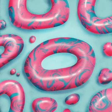 Abstract Fluid creative cards or color cover. Geometric design, liquids ring Stock Photos