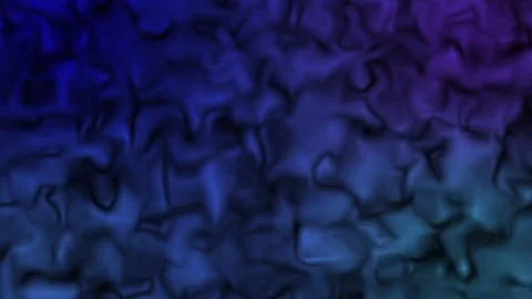 Abstract Fluid Dark Blue and Purple Swirls: A Digital Art Background Video stock 303697970