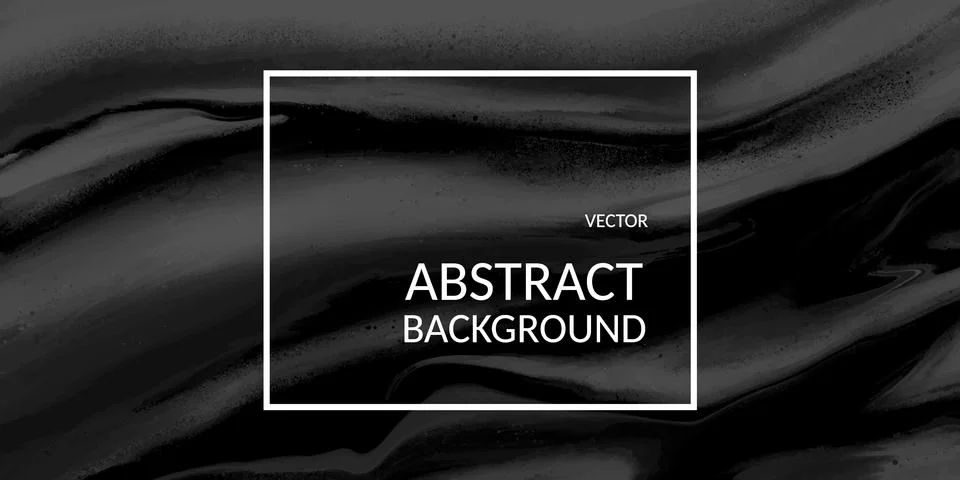 Abstract Fluid design background texture black color Illustrazione stock