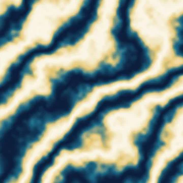 Abstract fluid dynamic texture with swirling blue and yellow patterns Stock Illustration