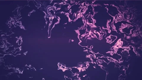 Abstract fluid dynamics with subtle pink highlights in deep violet illuminati Видео 347742477