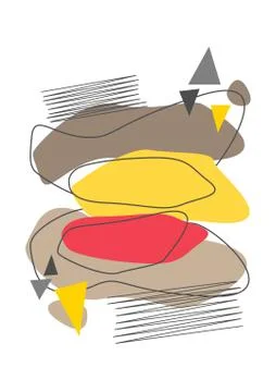 Abstract fluid elements background. Dynamic shapes composition. Stock Illustration