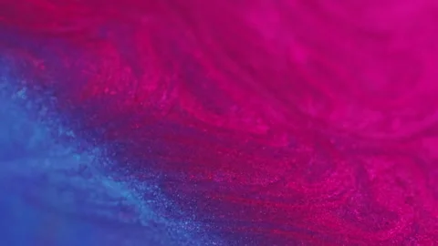 Abstract fluid flowing paint pink glitter glass Stock Footage 279528776