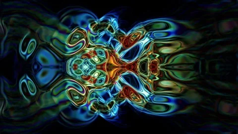 Abstract fluid forms pulse, ripple and flow - HD Stock Video Video stock 71798704