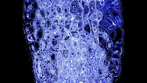 Abstract Fluid Forms Ripple and Flow Stock Footage 89226723