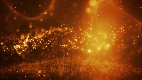 Abstract Fluid Fractal Particles Background Video stock 102503151