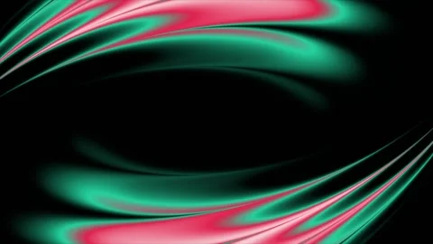 Abstract Fluid Glass Gradient Background with Flowing Teal and Pink Luminous Stock Footage 337794865