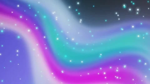 Abstract Fluid Gradient Background with Glowing Particles Stock Footage 332853998