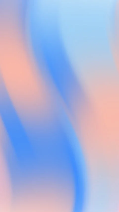 Abstract Fluid Gradient Background with Soft Blue and Peach Tones Stock Footage 327502312