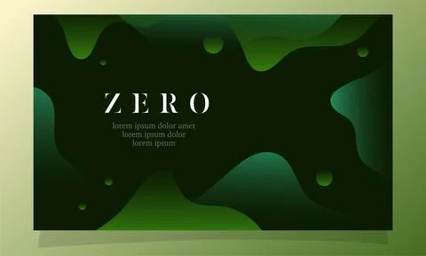 Abstract fluid gradient color background vector design Stock Illustration