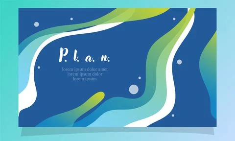 Abstract fluid gradient color background vector design Illustrazione stock