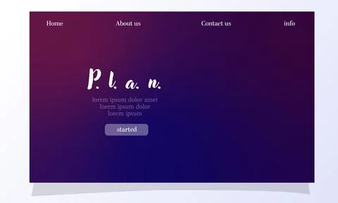 Abstract fluid gradient color background vector design Stock Illustration