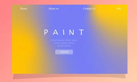 Abstract fluid gradient color background vector design Illustrazione stock