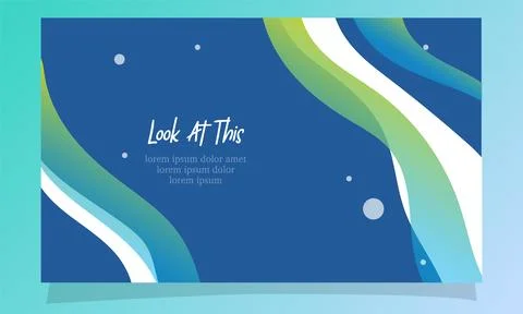 Abstract fluid gradient color background vector design Stock Illustration