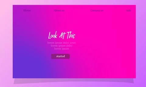 Abstract fluid gradient color background vector design Illustrazione stock