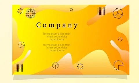 Abstract fluid gradient color background vector design for landing page web.. Illustrazione stock