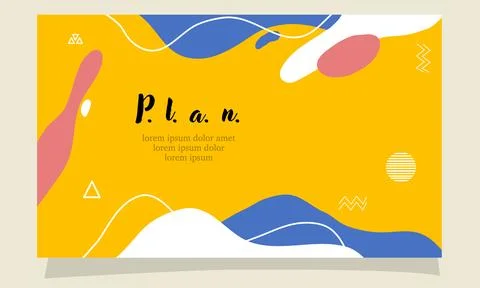 Abstract fluid gradient color background vector design for landing page Illustrazione stock