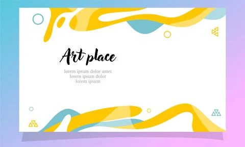 Abstract fluid gradient color background vector Illustrazione stock