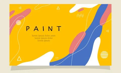 Abstract fluid gradient color background vector Stock Illustration