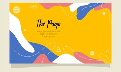 Abstract fluid gradient color background vector Stock-Illustration